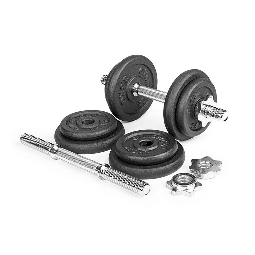Tri Grip Dumbbell Set 20KG Adjustable Dumbbells Sets Weights Gym Weight Bar Bars 
