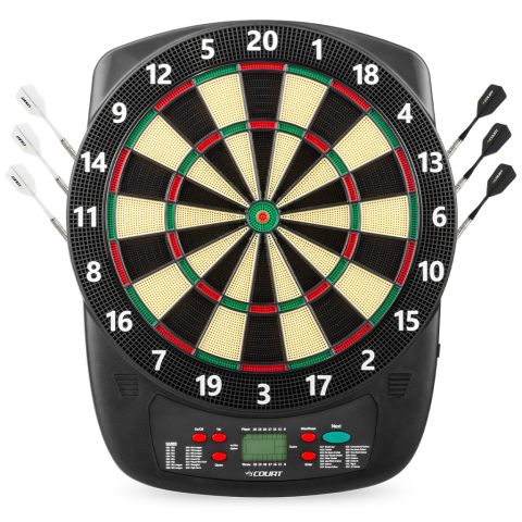 Court Electronic Dartboard Set